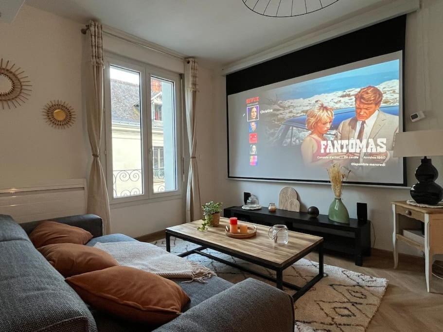 투르 T3 Cinema - Centre Historique, Bord De Loire 아파트 외부 사진